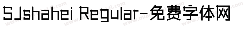 SJshahei Regular字体转换